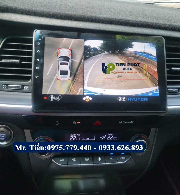 Lắp Camera 360 DCT cho xe Huyndai Elantra