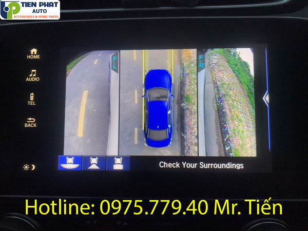 Lắp đặt camera 360 độ Owin cho Peugoet 5008 nhanh chóng tại tphcm