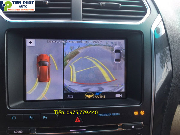 Lắp đặt camera 360 độ cho xe Ford Explorer - Camera 360 độ Owin