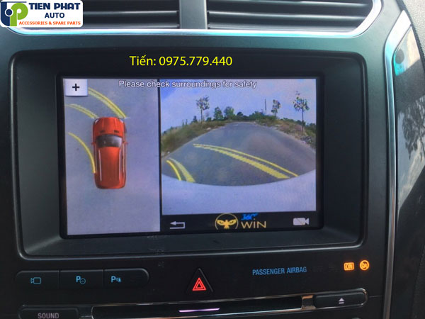 Lắp đặt camera 360 độ cho xe Ford Explorer - Camera 360 độ Owin