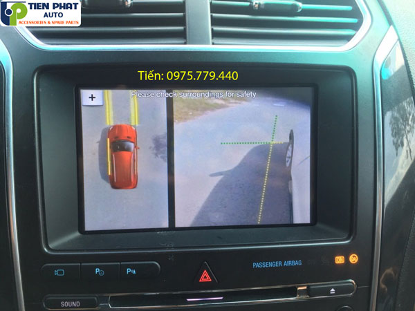 Lắp đặt camera 360 độ cho xe Ford Explorer - Camera 360 độ Owin