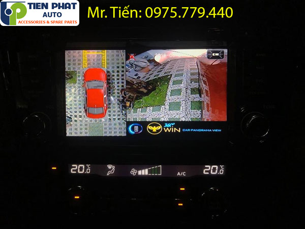 Lắp đặt camera 30 độ Owin 2D cho Nissan X-Trail 2018 - 2019 chính hãng