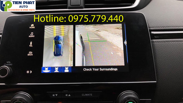 Lắp đặt camera 360 độ Owin cho Honda Crv 2018 - 2019 tại tphcm