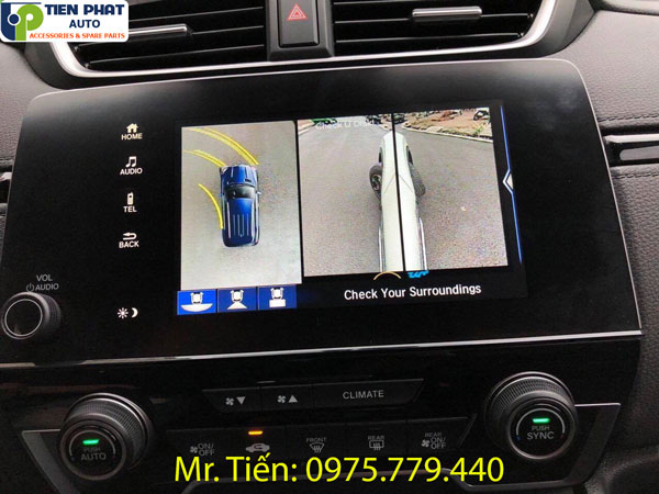 Lắp đặt camera 360 độ cho Honda Crv 2018 - 2019 nhanh chóng- uy tín -chất lượng tại tphcm