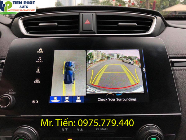Lắp đặt camera 360 độ cho Honda Crv 2018 - 2019