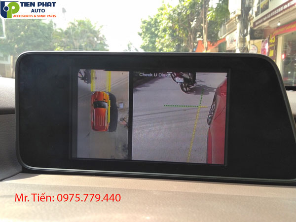 Lắp đặt camera 360 độ Owin cho Lexus RX200T chính hãng