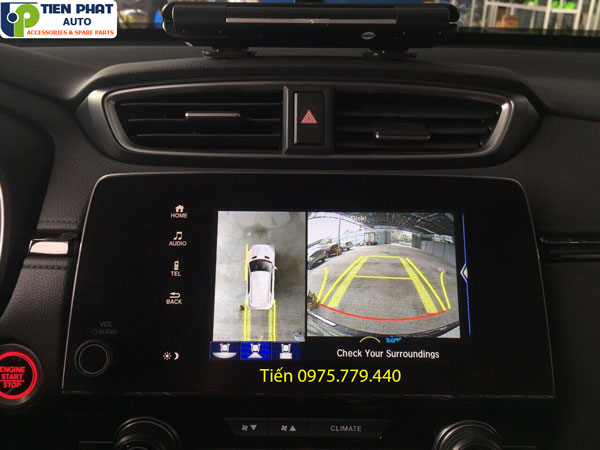 Lắp camera 360 độ cho Honda CRV 2018 - Camera 360 độ Owin Chip Sony