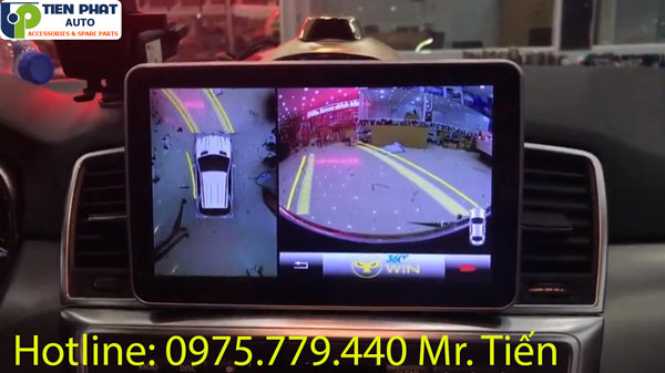 Camera 360 độ Owin hiển thị hình ảnh theo hướng đánh lái