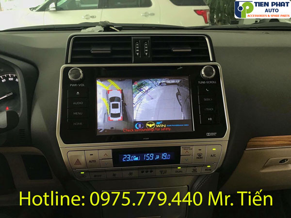 Camera 360 độ 2D cho Toyota Prado chính hãng 