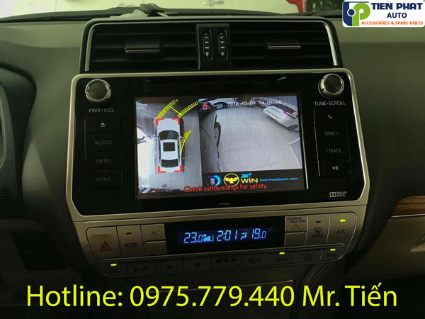 Camera 360 độ 2D cho Toyota Prado chính hãng tại tphcm