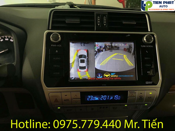 Tiến Phát Auto lắp đặt camera 360 độ 2D cho Toyota Prado chính hãng tại tphcm