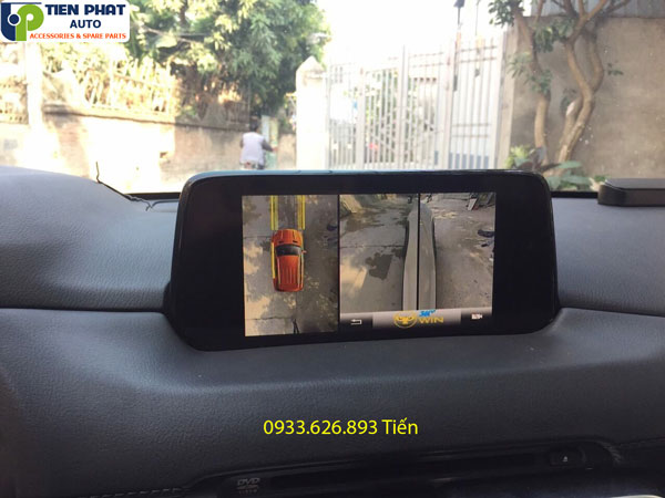 Lắp đặt camera 360 độ Owin cho BMW X1 được tích hợp lên màn hình DVD