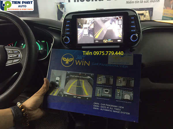 Lắp đặt camera 360 độ cho Hyundai Santa Fe 2019 - Camera 360 độ Owin Lắp đặt camera 360 độ cho Hyundai Santa Fe 2019 - Camera 360 độ Owin