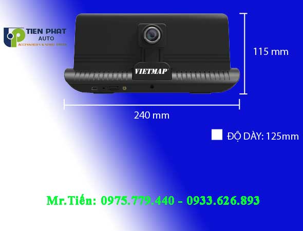 Lắp camera hành trình VietMap-D20 cho ô tô chính hãng chuyên nghiệp