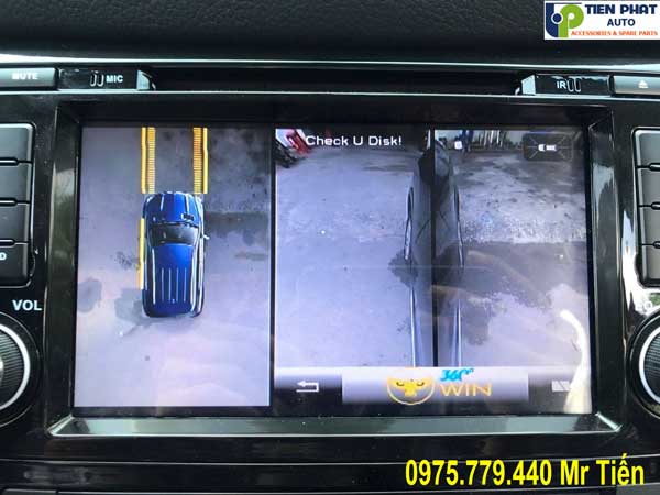 lap camera 360 do owin cho nissan xtrail