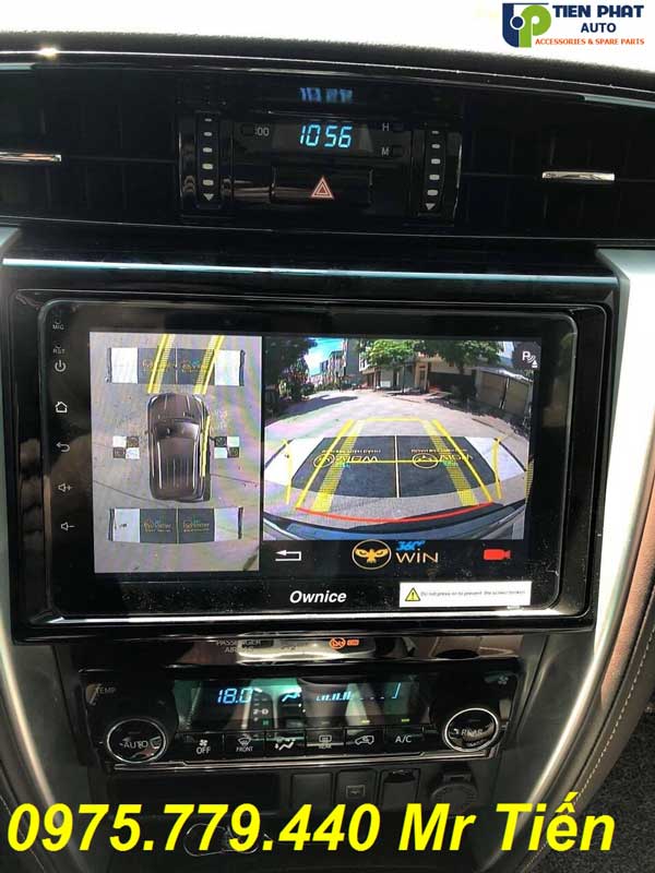 cung cap lap dat chuyen nghiep camera 360 do owin cho fortuner 2008