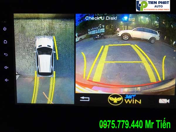 lap dat tan noi camera 360 do owin cho toyota fortuner