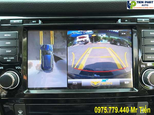 lap dat tan noi camera 360 do owin cho nissan xtrail tai tphcm