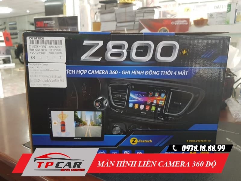 màn hình liền camera 360 zestech z800+