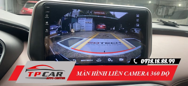 lắp màn hình liền camera 360 tpcar