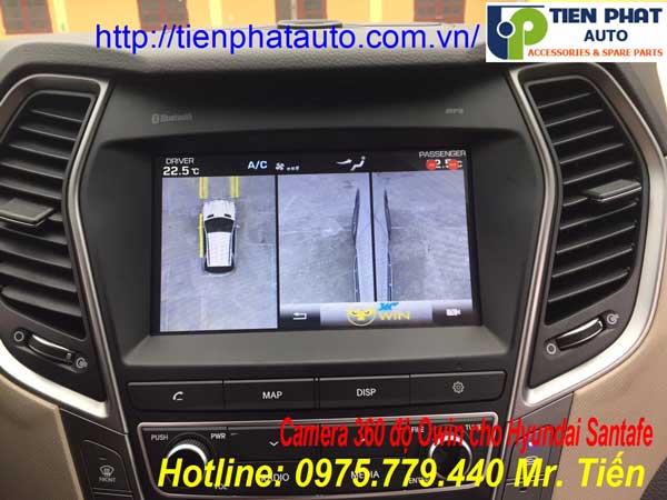 Giá Camera 360 Độ Owin-Camera 360 Độ Owin Cho Hyundai Santafe 2018