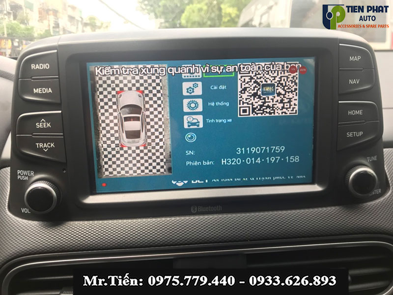 HUYNDAI KONA LÊN CAMERA 360 ĐỘ CAO CẤP NHẤT HIỆN NAY| TIẾN PHÁT AUTO